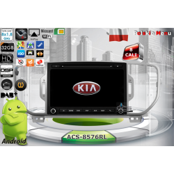 Radio dedykowane Kia Sportage 2016r. w górę Android 8 CPU 8x1.5GHz Ram 2GHz Dysk 32GB Ekran HD MultiTouch OBD2 DVR DVBT BT Kam DVD